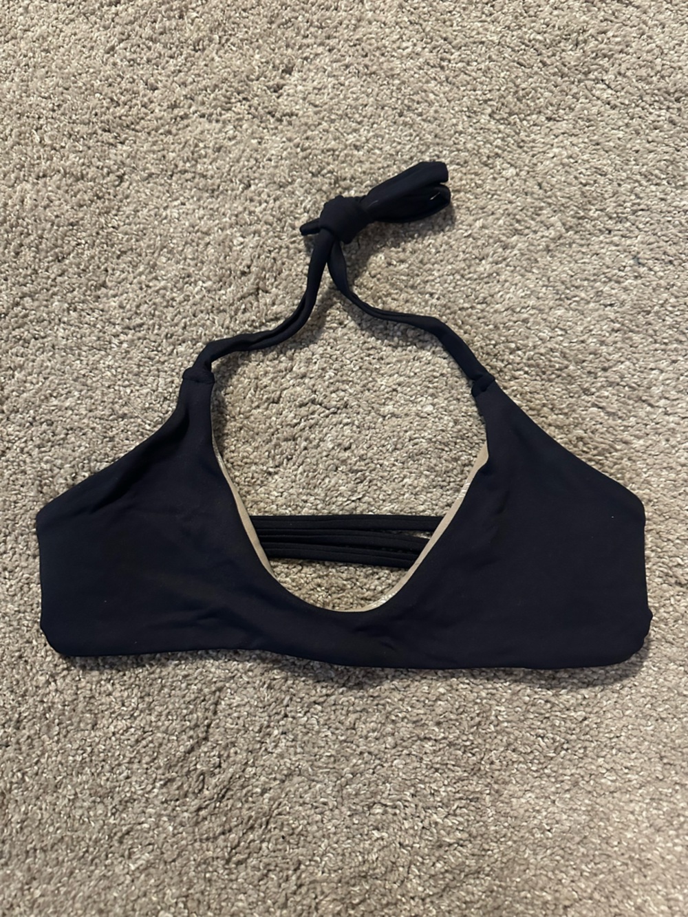 Midori Black Bikini Top